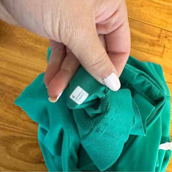 Lululemon Wunder Train Racerback Tank Top High Neck Crop Kelly Green Size 4 - Picture 5 of 6